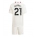 Maillot de foot Manchester United Antony #21 Troisième vêtements enfant 2023-24 Manches Courtes (+ pantalon court)
